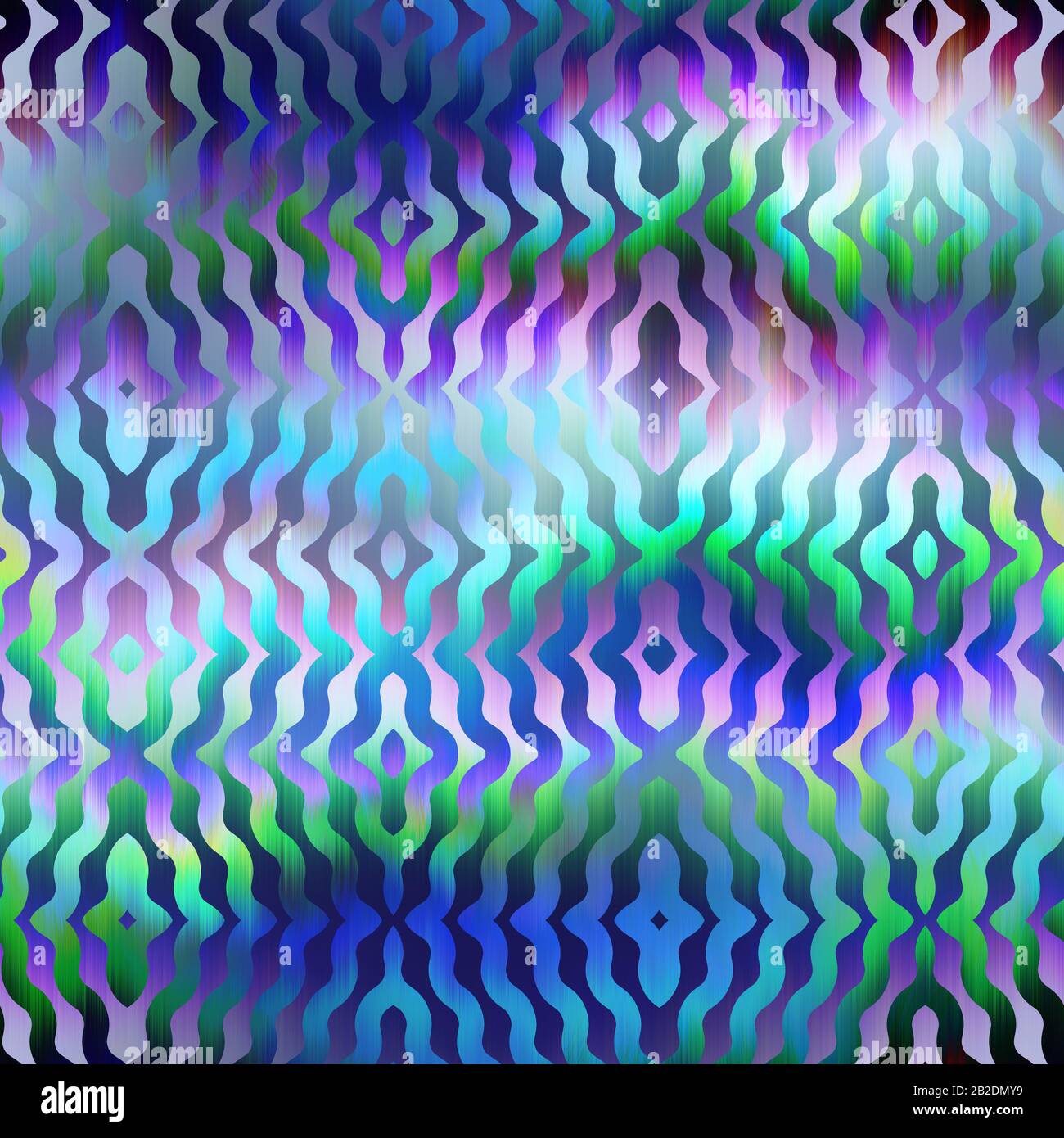 Orologio sovraurale con motivo digitale Surreal ombre Foto Stock