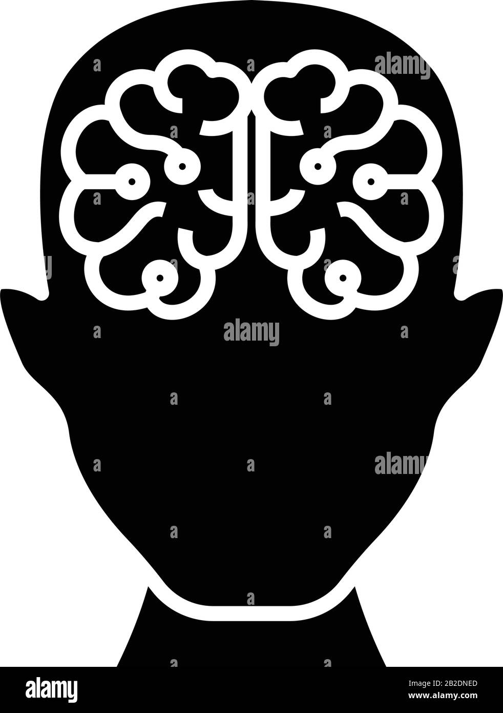 Icona nera del potenziale umano, illustrazione concettuale, simbolo piatto vettoriale, simbolo glifo. Illustrazione Vettoriale
