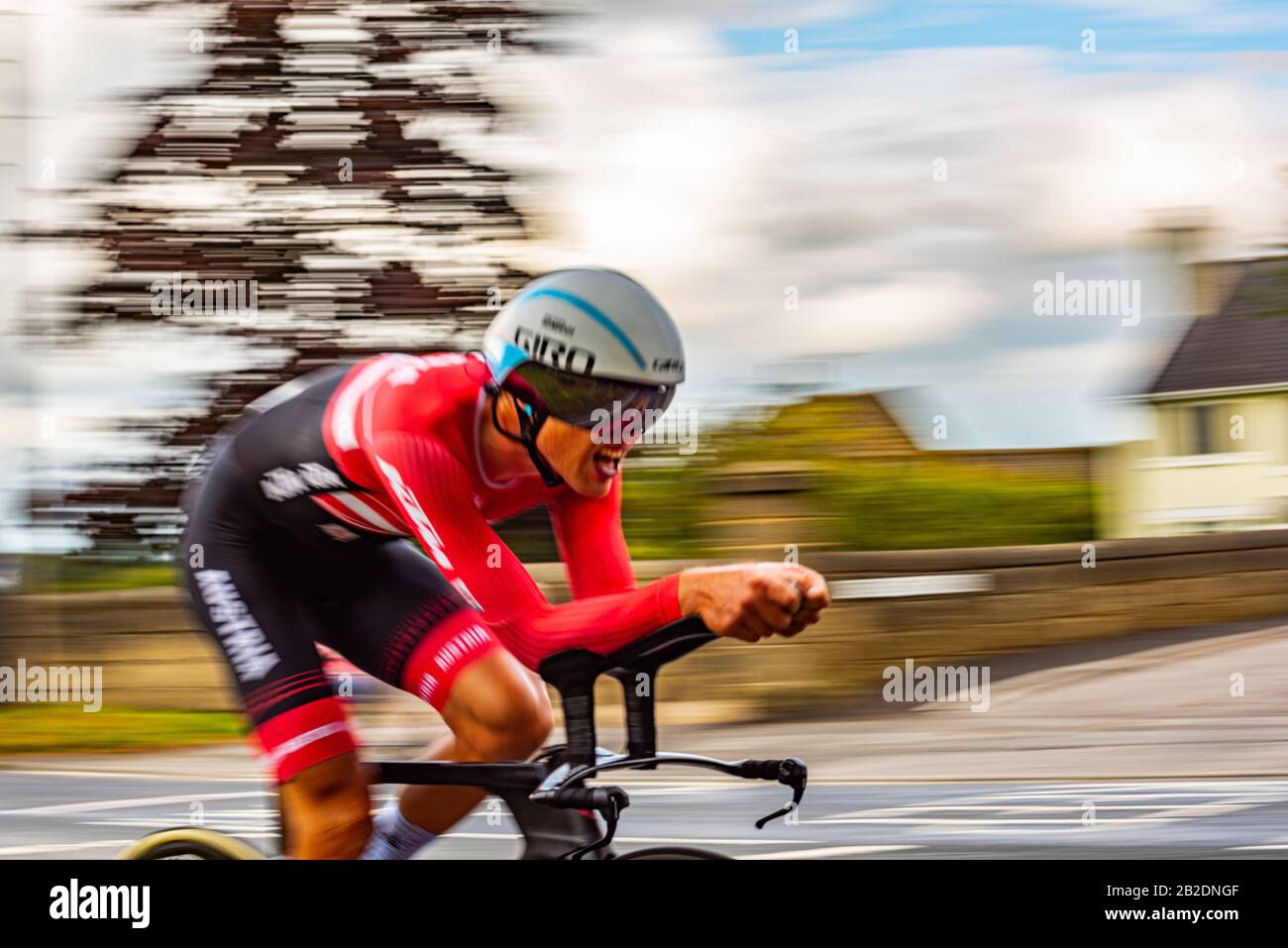 Matthias Brändle nel campionato del mondo UCI del 2019, Harrogate, Inghilterra Foto Stock
