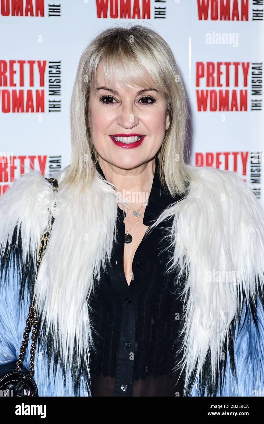 Londra, Regno Unito. 02nd Mar, 2020. Nicki Chapman Arrivi presso Pretty Woman The Musical PRESS Night al Piccadilly Theatre il 2nd Marzo 2020, Londra, Regno Unito. Credito: Immagine Capital/Alamy Live News Foto Stock