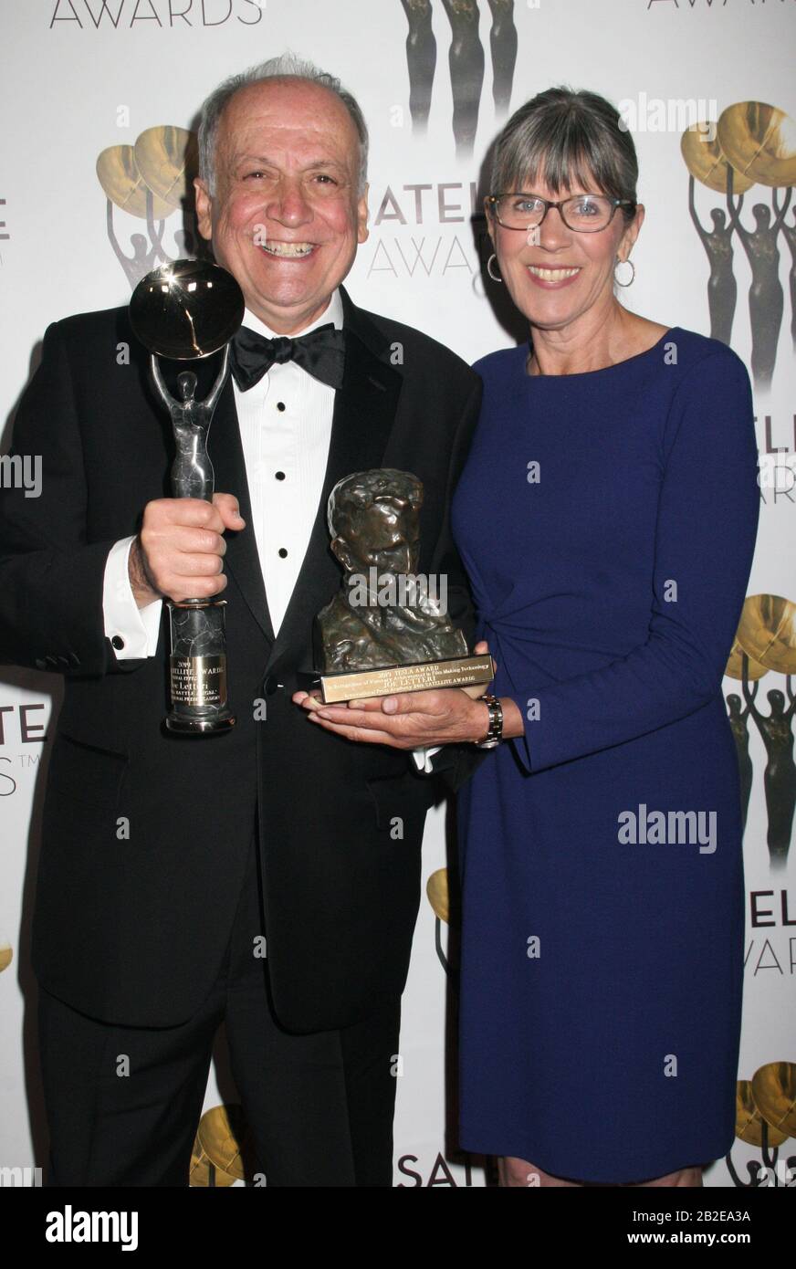 Joe Letteri, Abby Letteri 03/01/2020 24th Annual Satellite Awards - Sala Stampa Presso Il Viceroy L'Ermitage Beverly Hills A Beverly Hills, Ca Photo By Izumi Hasegawa/Hollywoodnewswire.net Credit: Hollywood News Wire Inc./Alamy Live News Foto Stock
