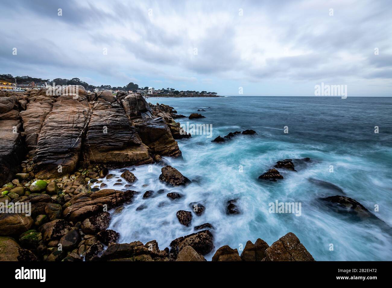 Lovers Point Park At Dawn Foto Stock