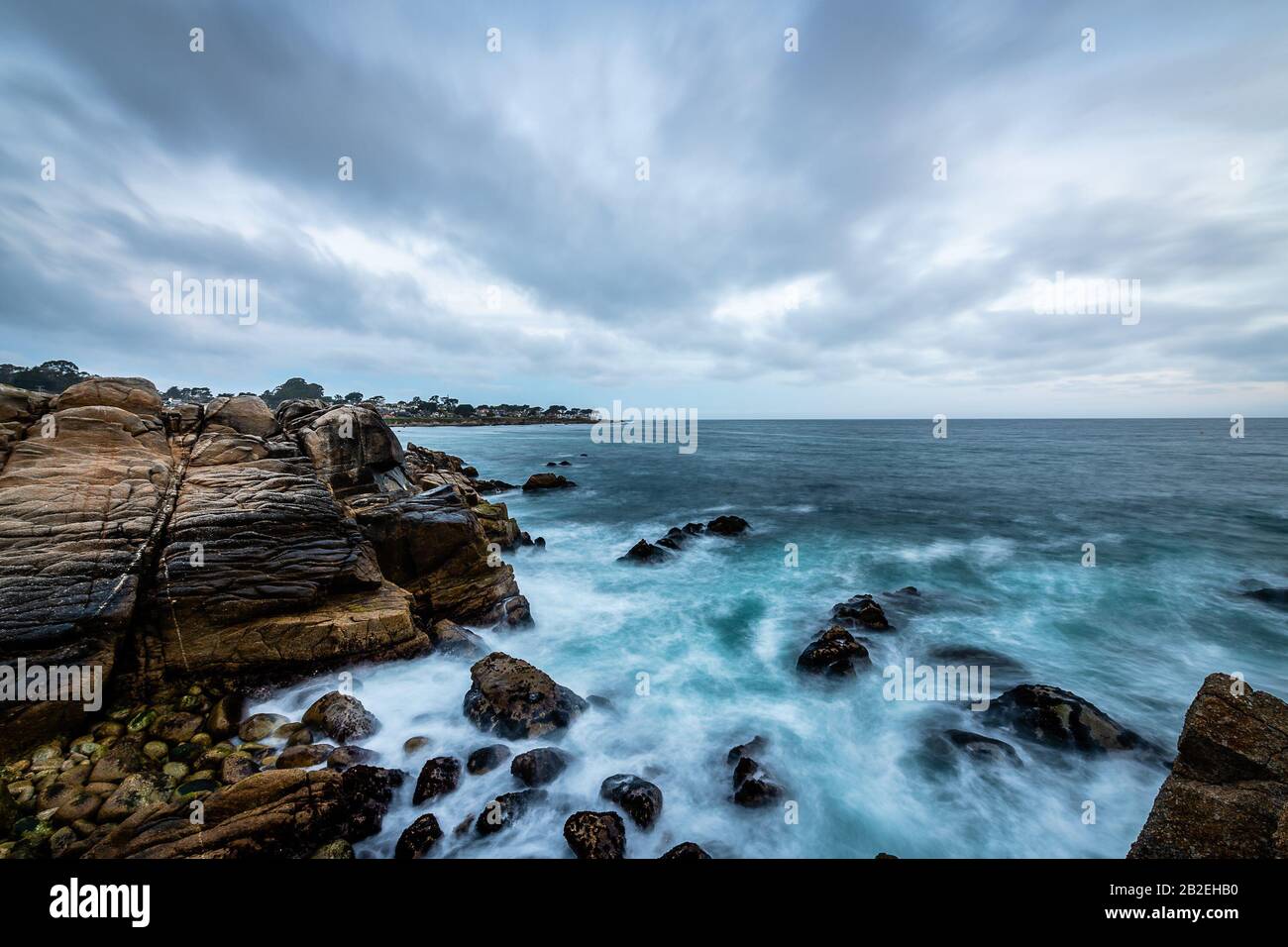 Lovers Point Park At Dawn Foto Stock