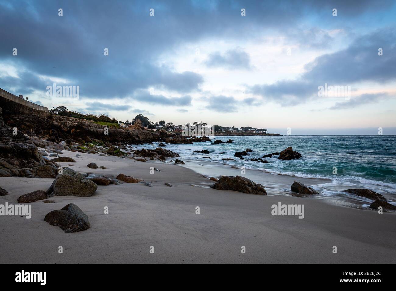 Monterey Bay Sunrise Foto Stock