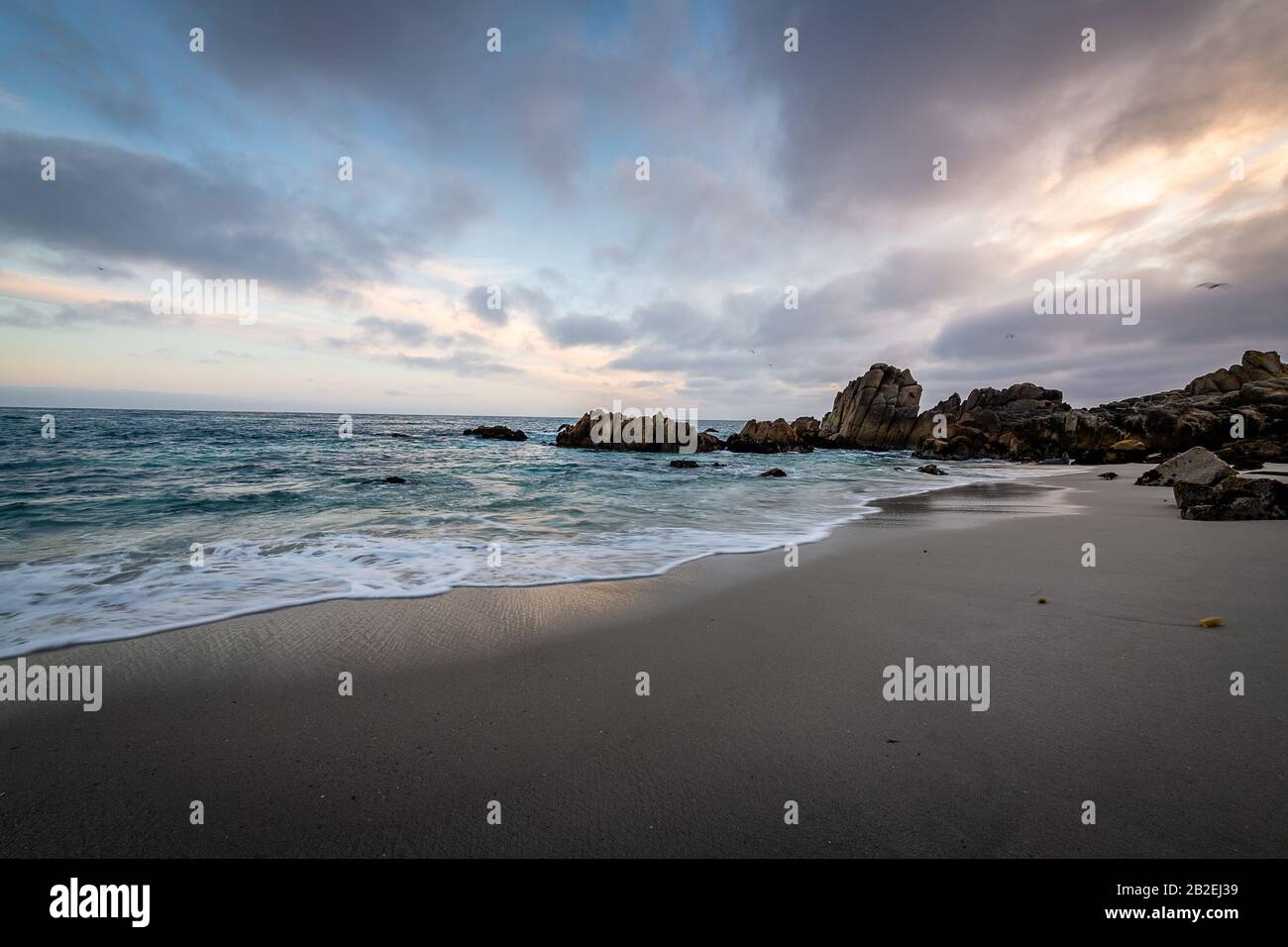 Monterey Bay Sunrise Foto Stock