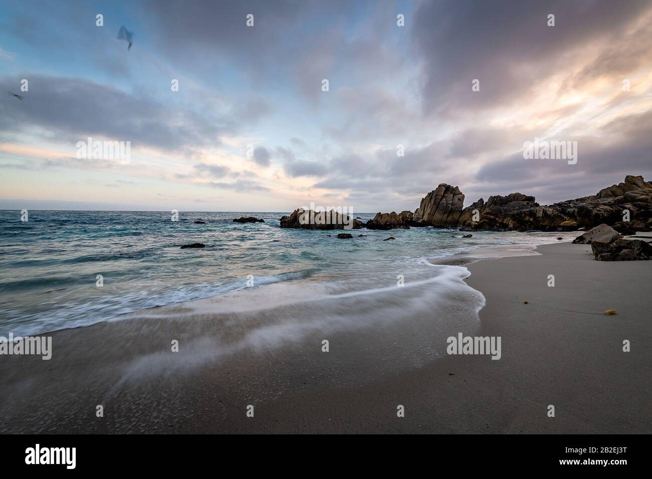 Monterey Bay Sunrise Foto Stock