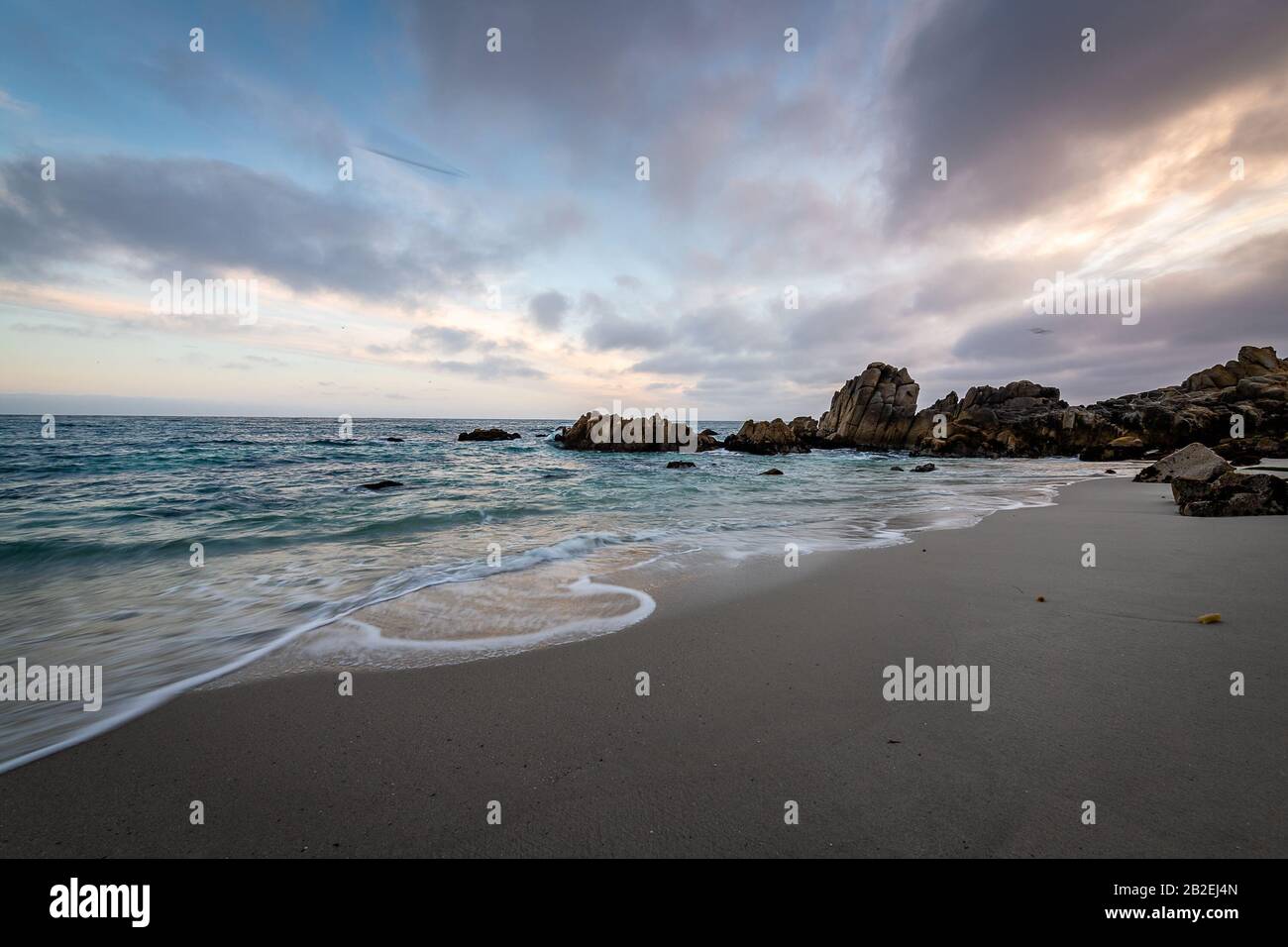 Monterey Bay Sunrise Foto Stock
