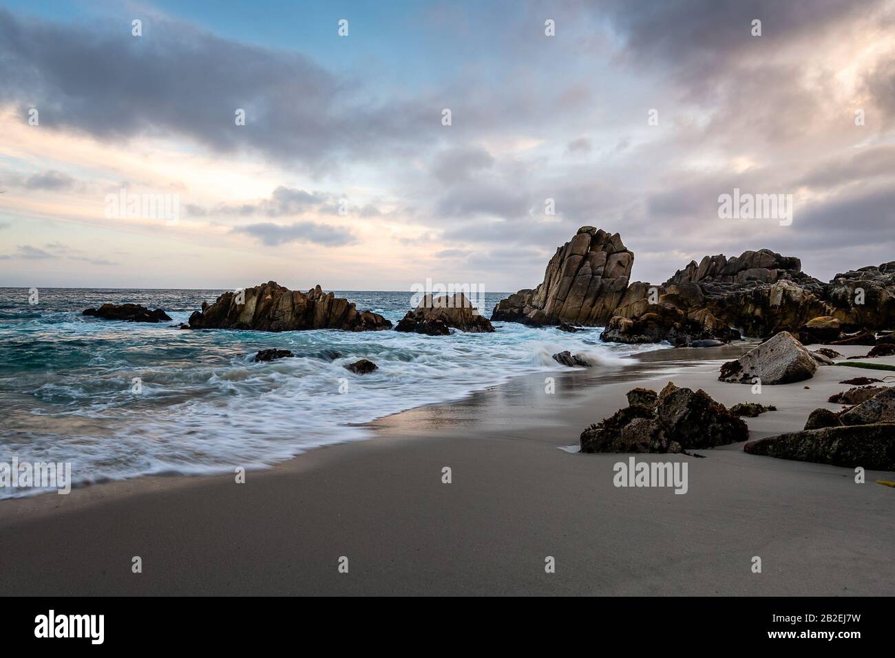 Monterey Bay Sunrise Foto Stock