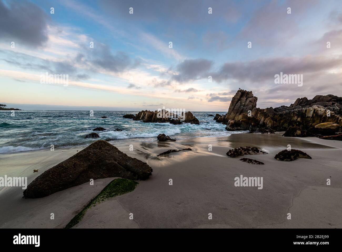 Monterey Bay Sunrise Foto Stock