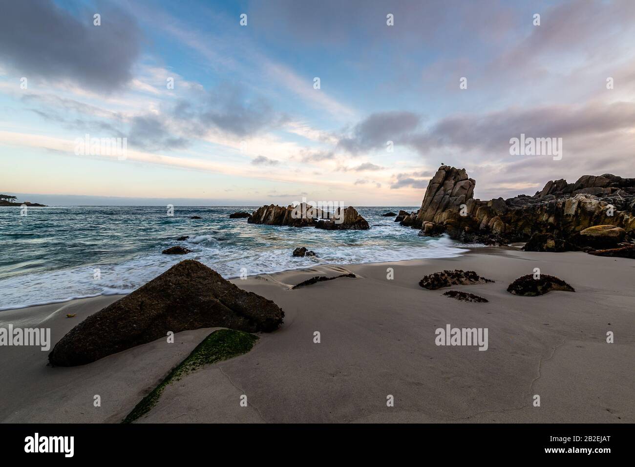 Monterey Bay Sunrise Foto Stock