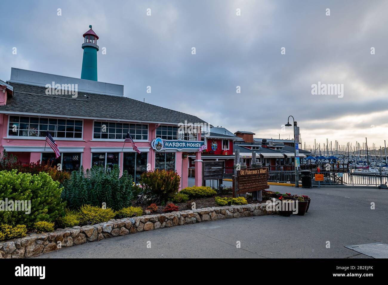 Monterey Bay Sunrise Foto Stock