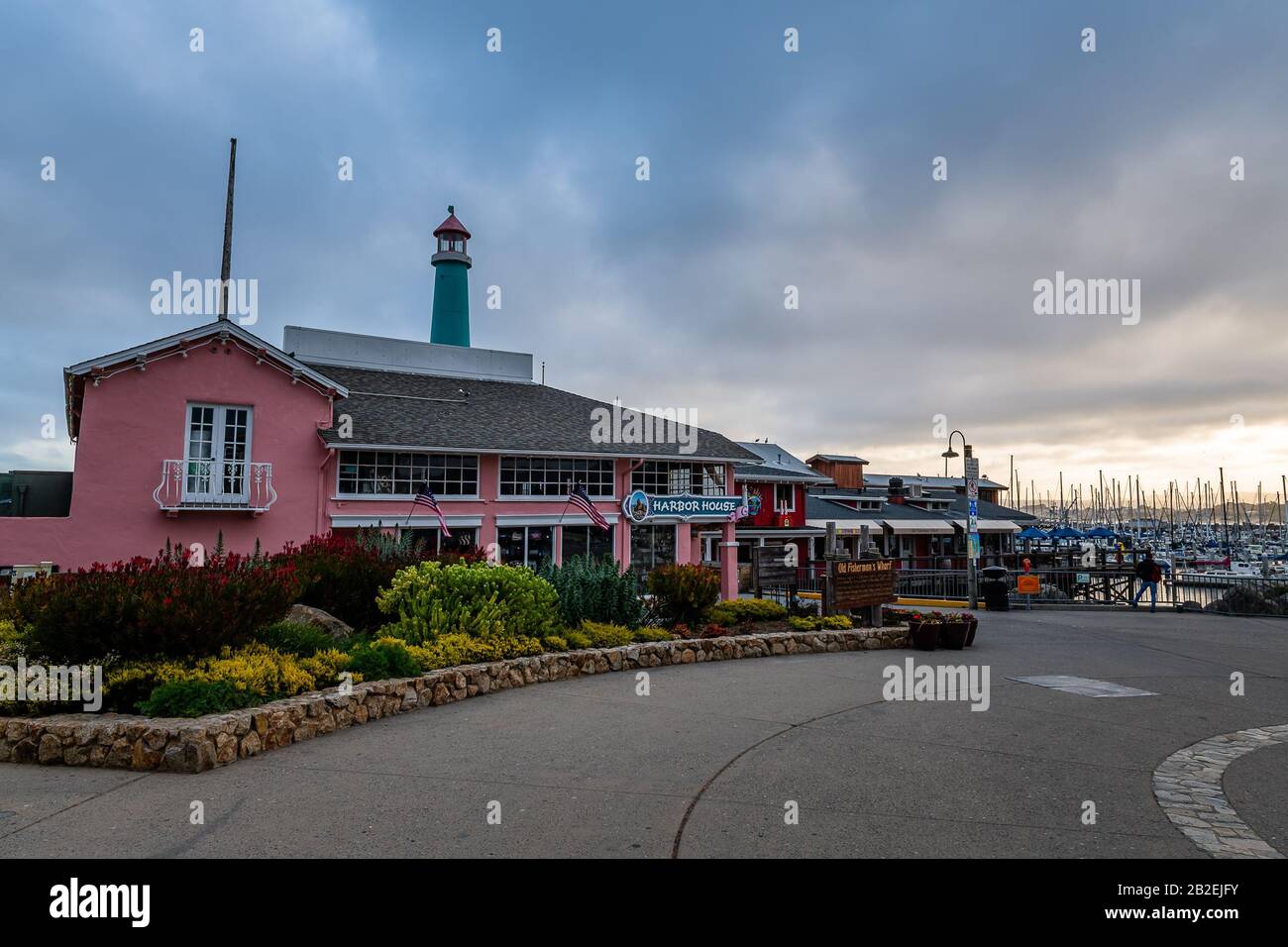 Monterey Bay Sunrise Foto Stock