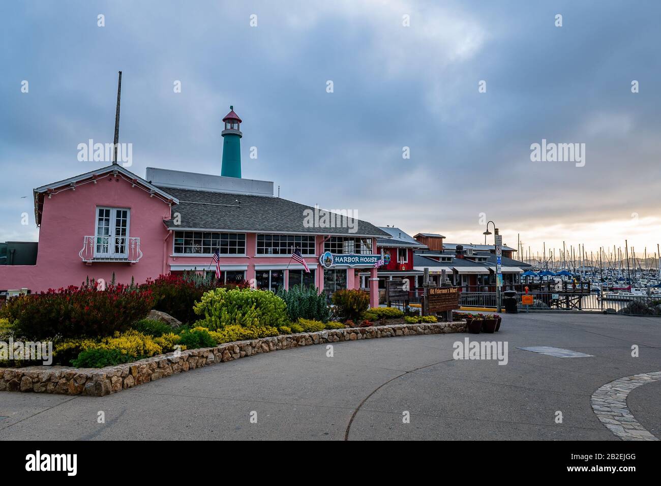 Monterey Bay Sunrise Foto Stock