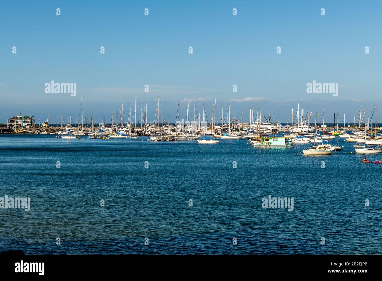 Old Fisherman'S Wharf, Porto Di Monterey Foto Stock