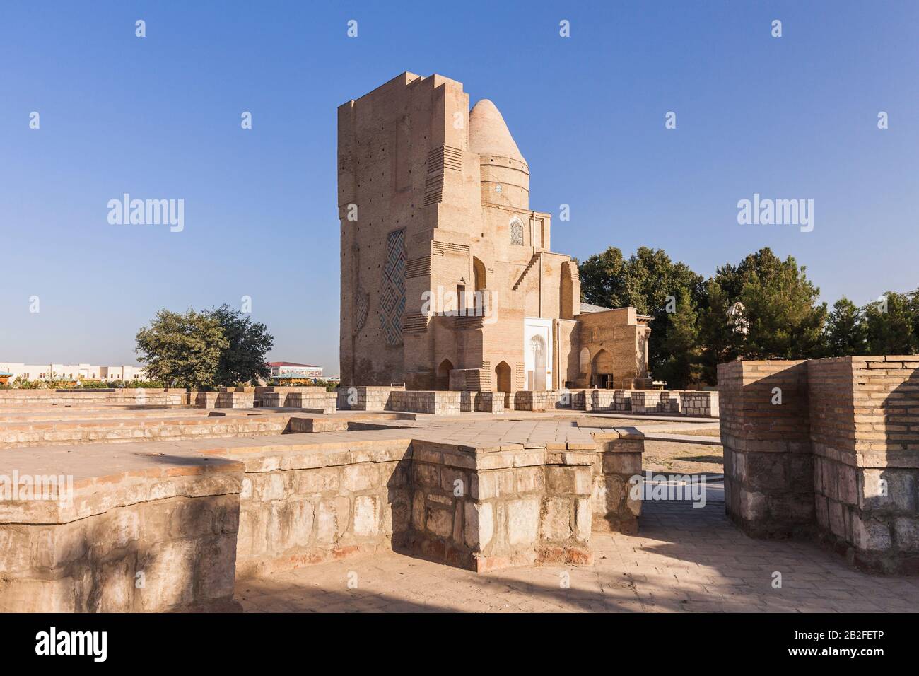 Dorus Saodat Complex, Shahrisabz, o Shakhrisabz, Qashqadaryo Region, Uzbekistan, Asia centrale, Asia Foto Stock