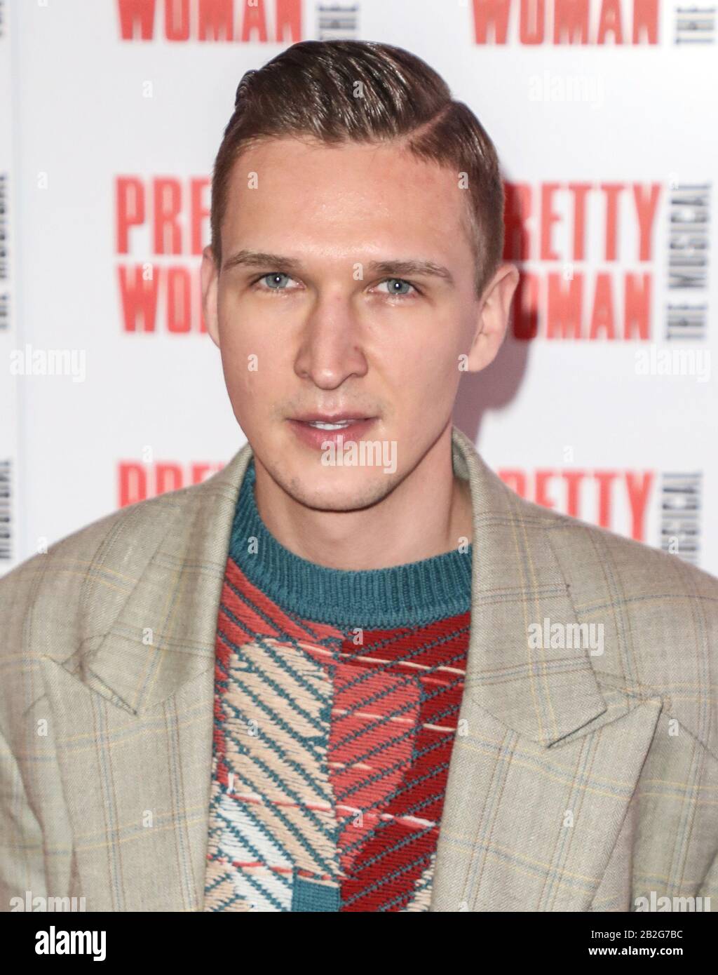 Chris Kowalski frequenta la Sala Stampa per Pretty Woman: Il Musical al Piccadilly Theatre di Londra. Foto Stock