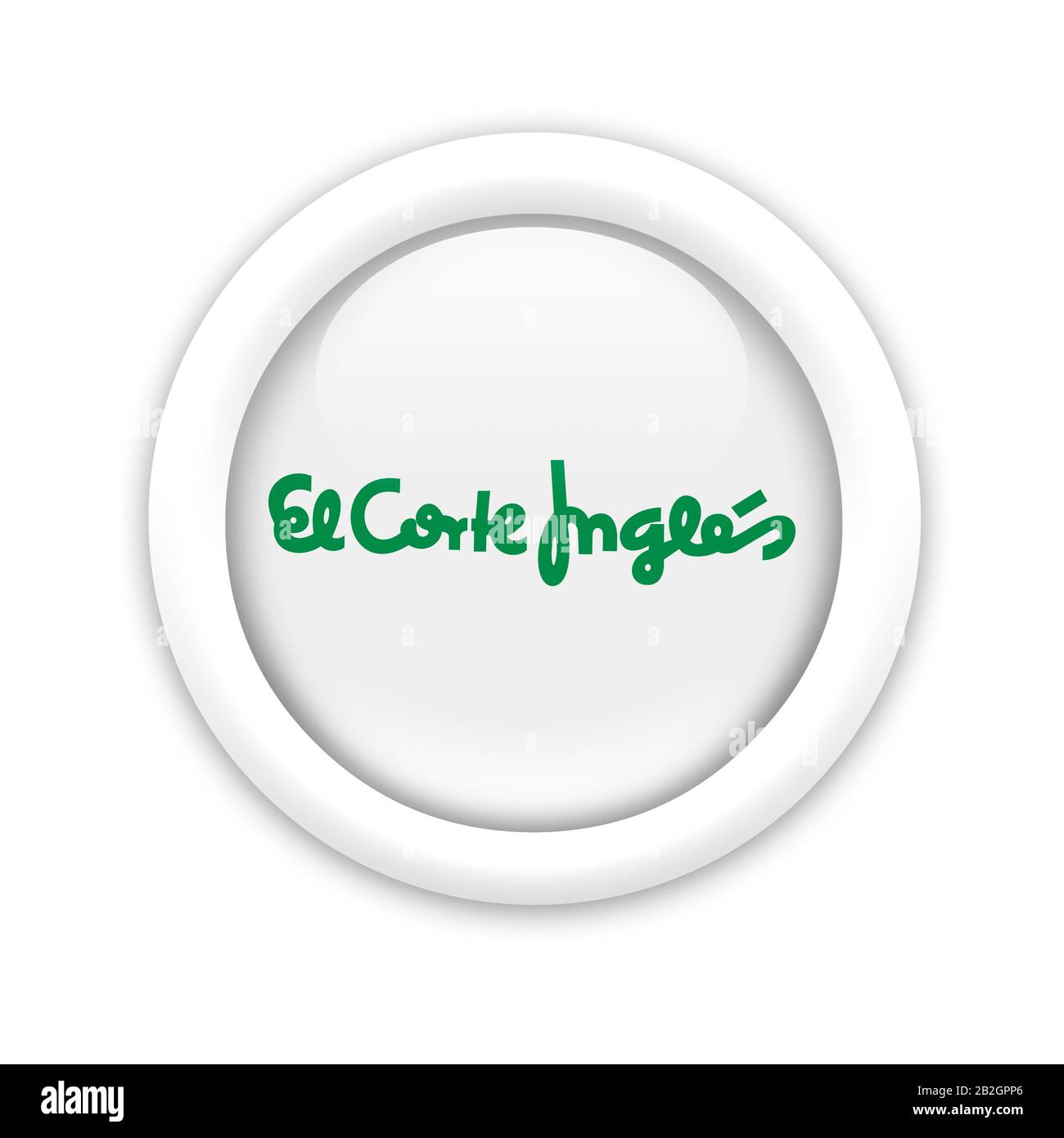 Logo El corte ingles Foto Stock