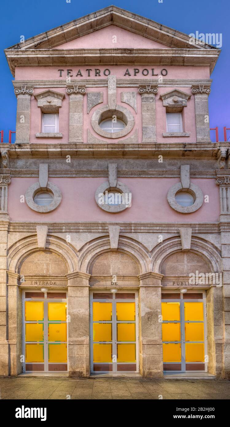 Teatro Apolo, Almeria, Andalusia, Spagna Foto Stock