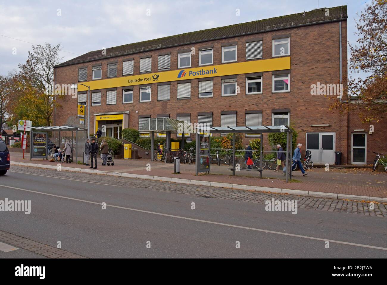 L'ufficio postale della Deutsche Post a Buxtehude, Germania, ottobre 2019 Foto Stock
