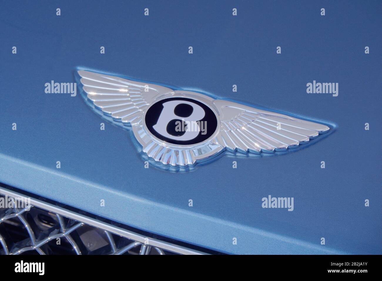 Logo Bentley Motors per auto. Foto Stock