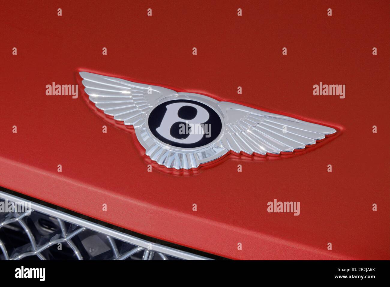 Logo Bentley Motors per auto. Foto Stock