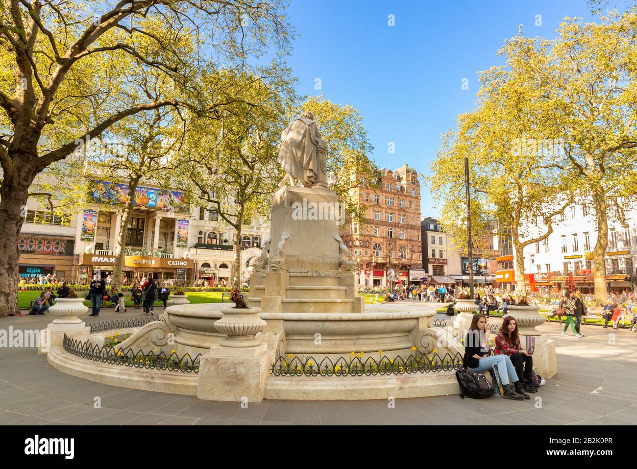 Leicester Square, London, Regno Unito Foto Stock