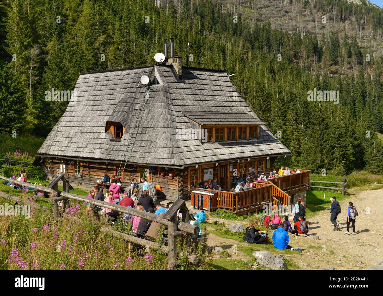 Berghuette Kondratowa, Hohe Tatra, Polen Foto Stock