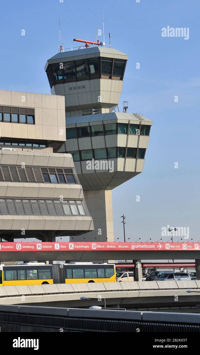 Aeroporto Internazionale Di Berlino Tegel Otto Lilienthal, Berlino, Germania Foto Stock