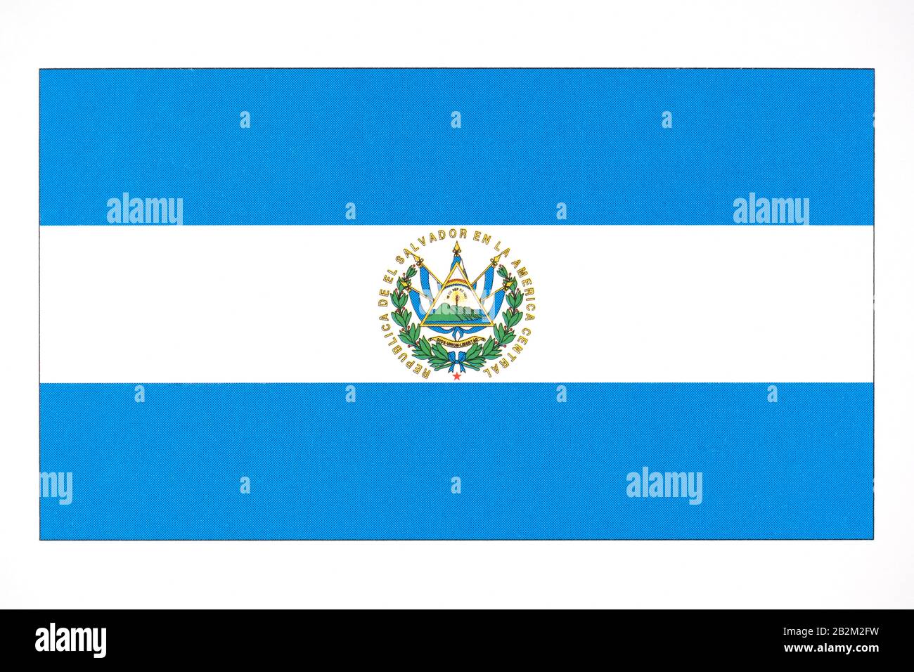 Bandiera Nazionale di El Salvador. Foto Stock