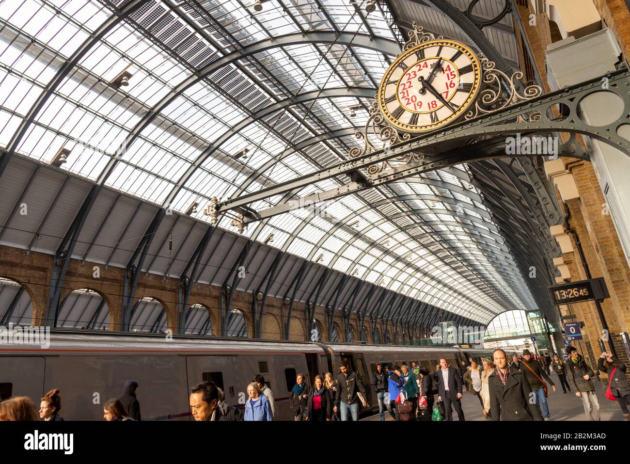 Stazione di King Cross, London, Regno Unito Foto Stock