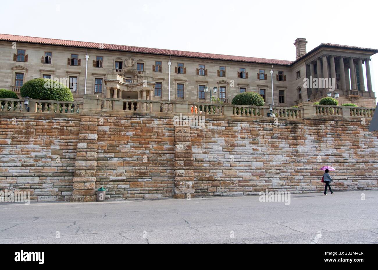 Pretoria, Sudafrica - 05 Feb 2019: Union Buildings, Pretoria, Sudafrica, Signora Working Foto Stock