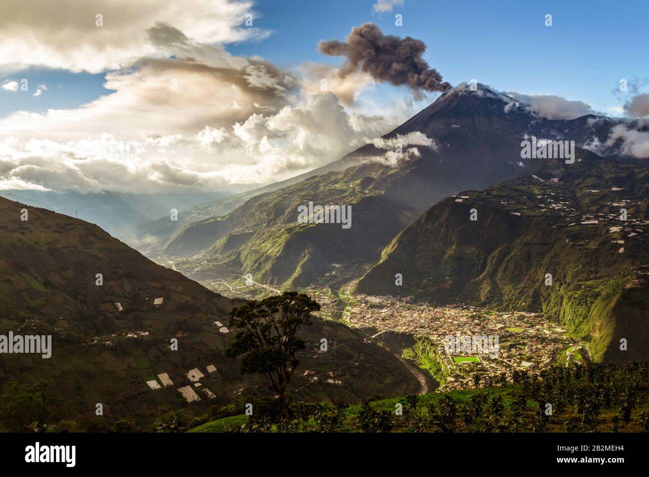 Banos De Agua Santa Popolare Target In Ecuador Sud America Foto Stock