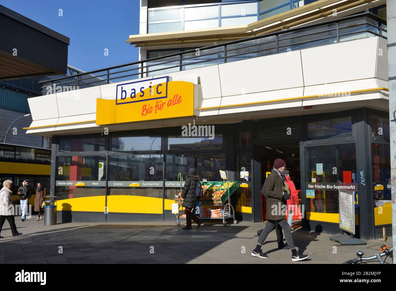 Basic, Bioladen, Walther-Schreiber-Platz, Friedenau, Berlino, Deutschland Foto Stock