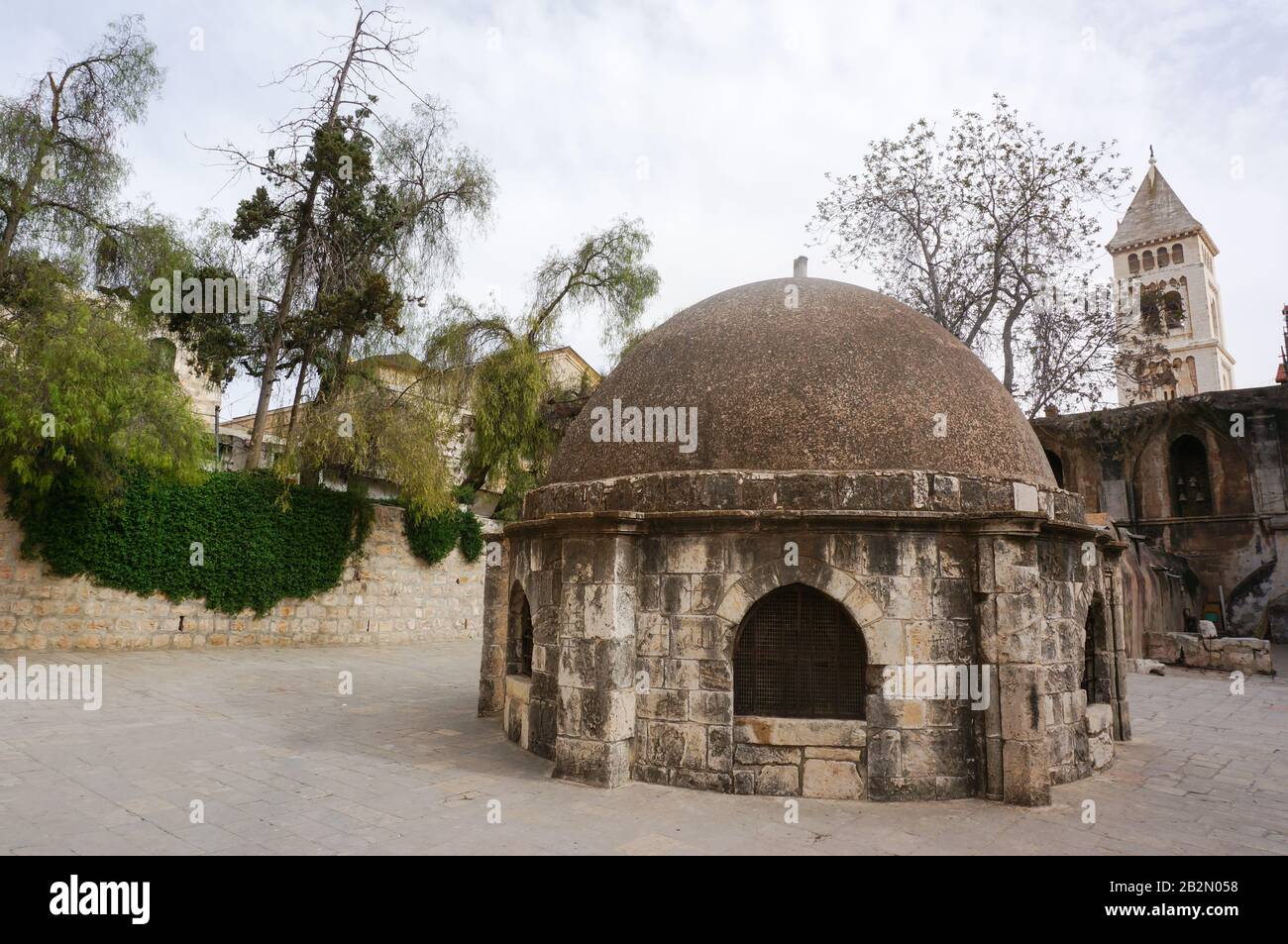 Chiesa copta nel Santo Sepolcro di gerusalemme Foto Stock