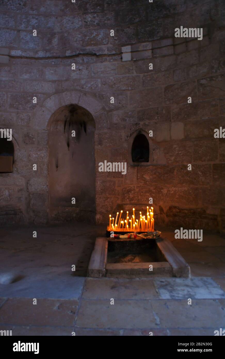 Gesù Cristo terra Santa - christian Piligorks turismo in Israele Foto Stock