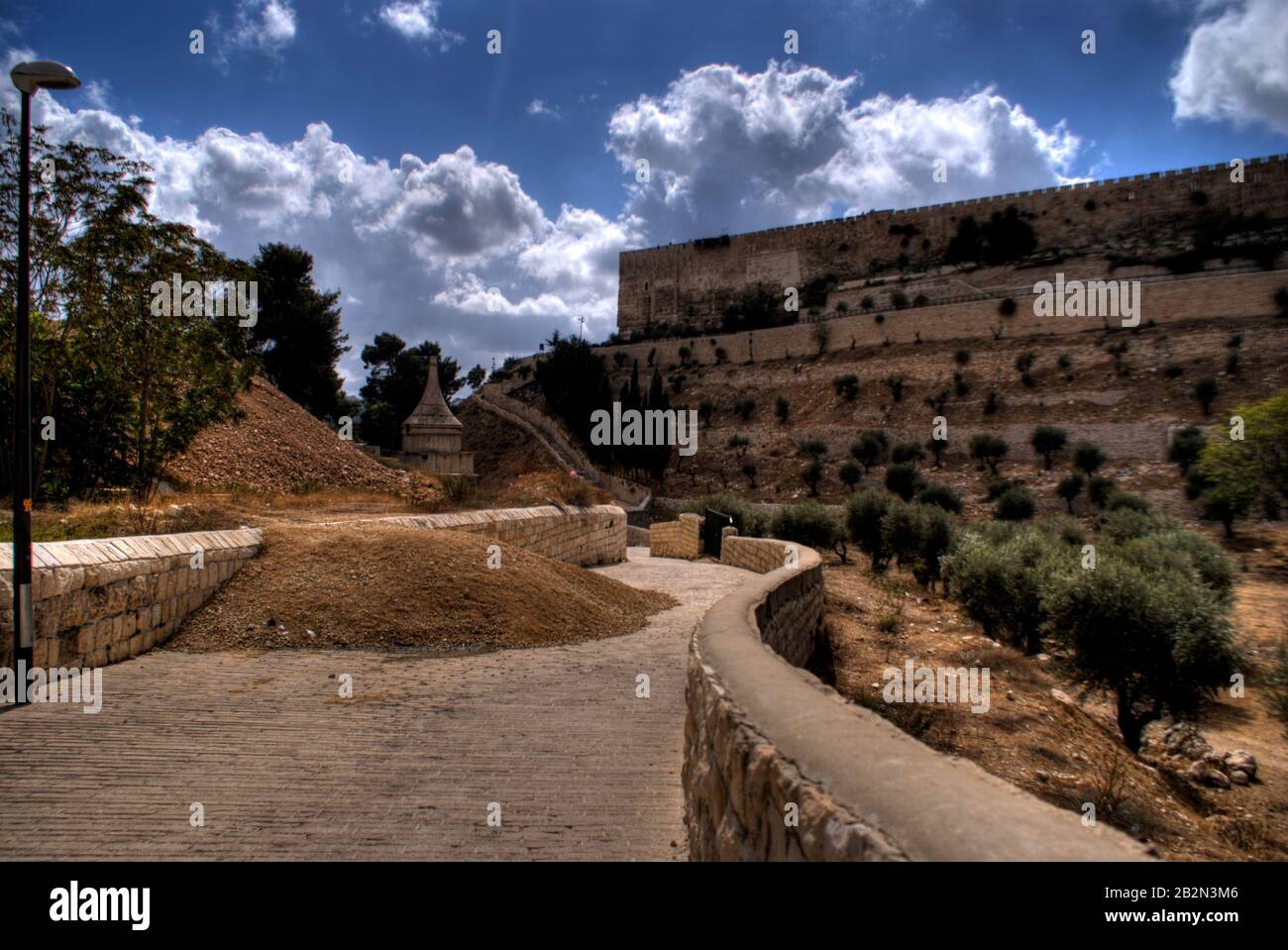 Cupola della roccia, moschea di al Aqsa, chiese in Gerusalemme, Israele, Terra Santa Foto Stock
