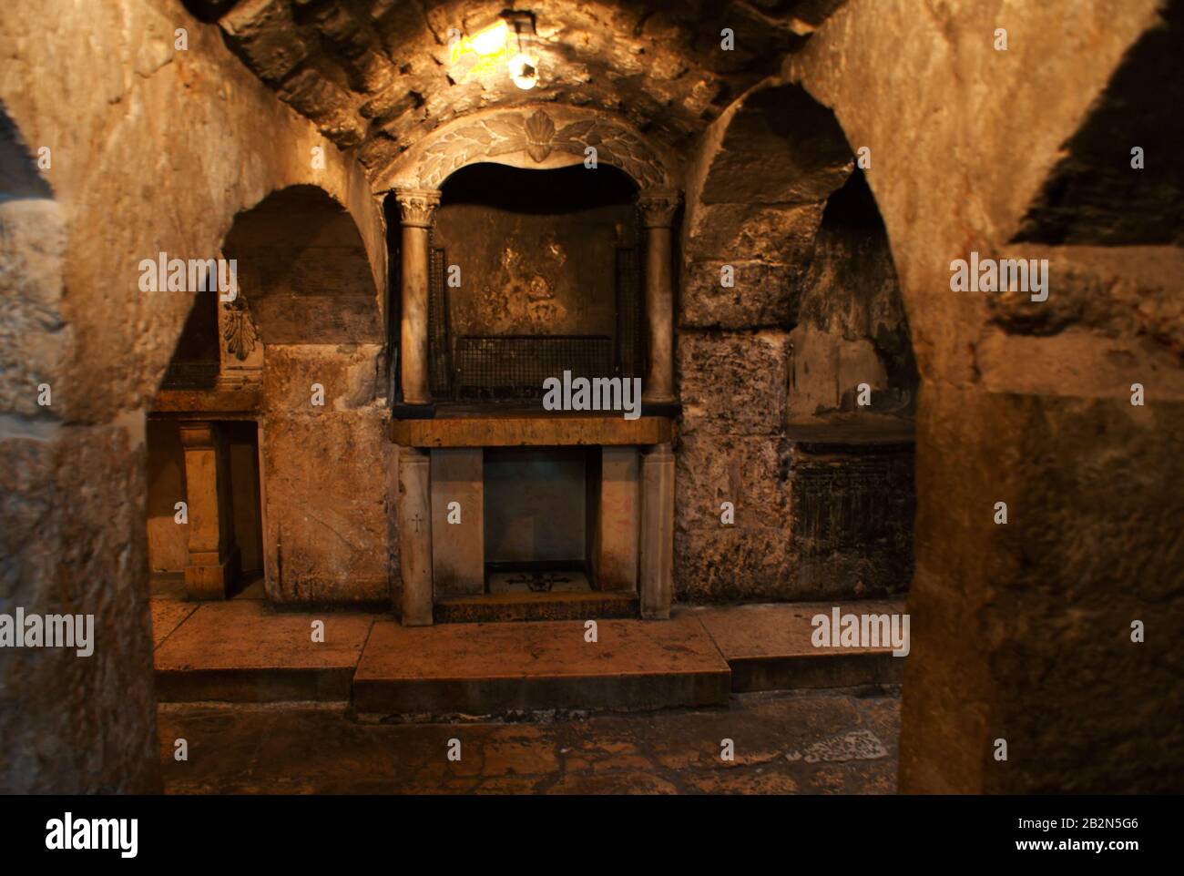 Gesù Cristo terra Santa - christian Piligorks turismo in Israele Foto Stock