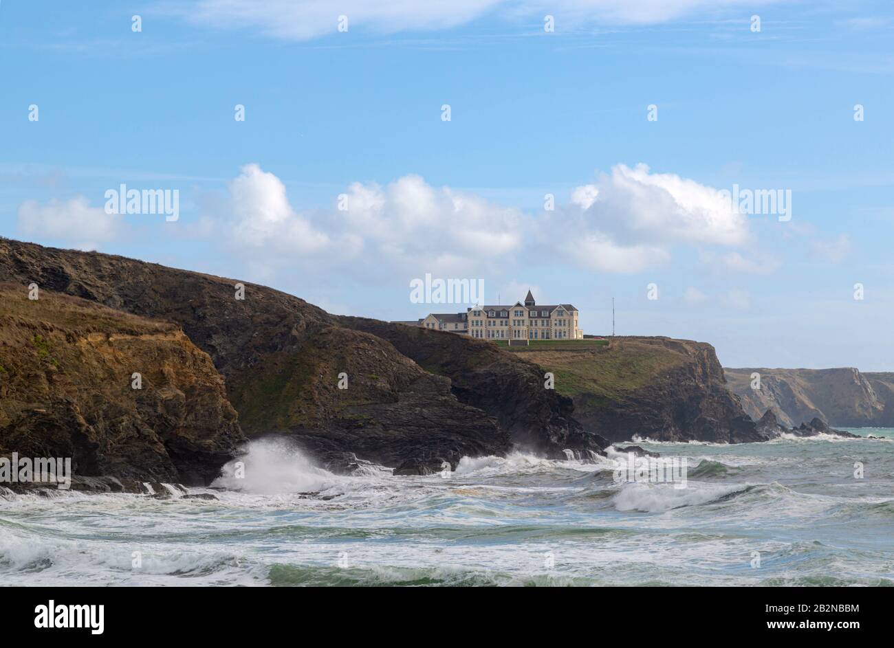 Chiesa Cove Gunwalloe Foto Stock