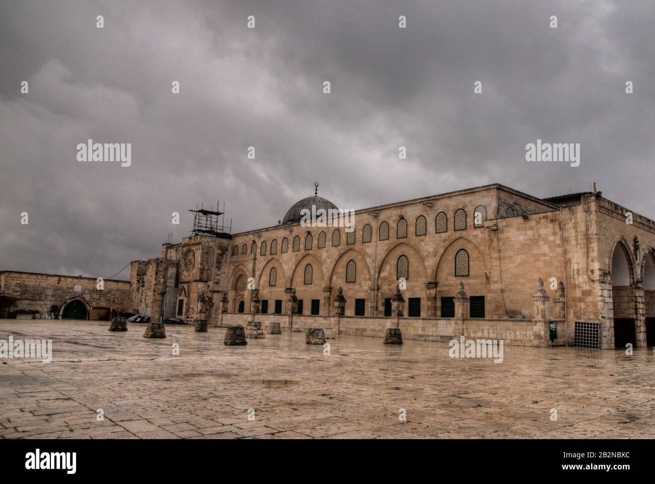 Monte del Tempio - luogo santo per il giudaismo e l'islam Foto Stock