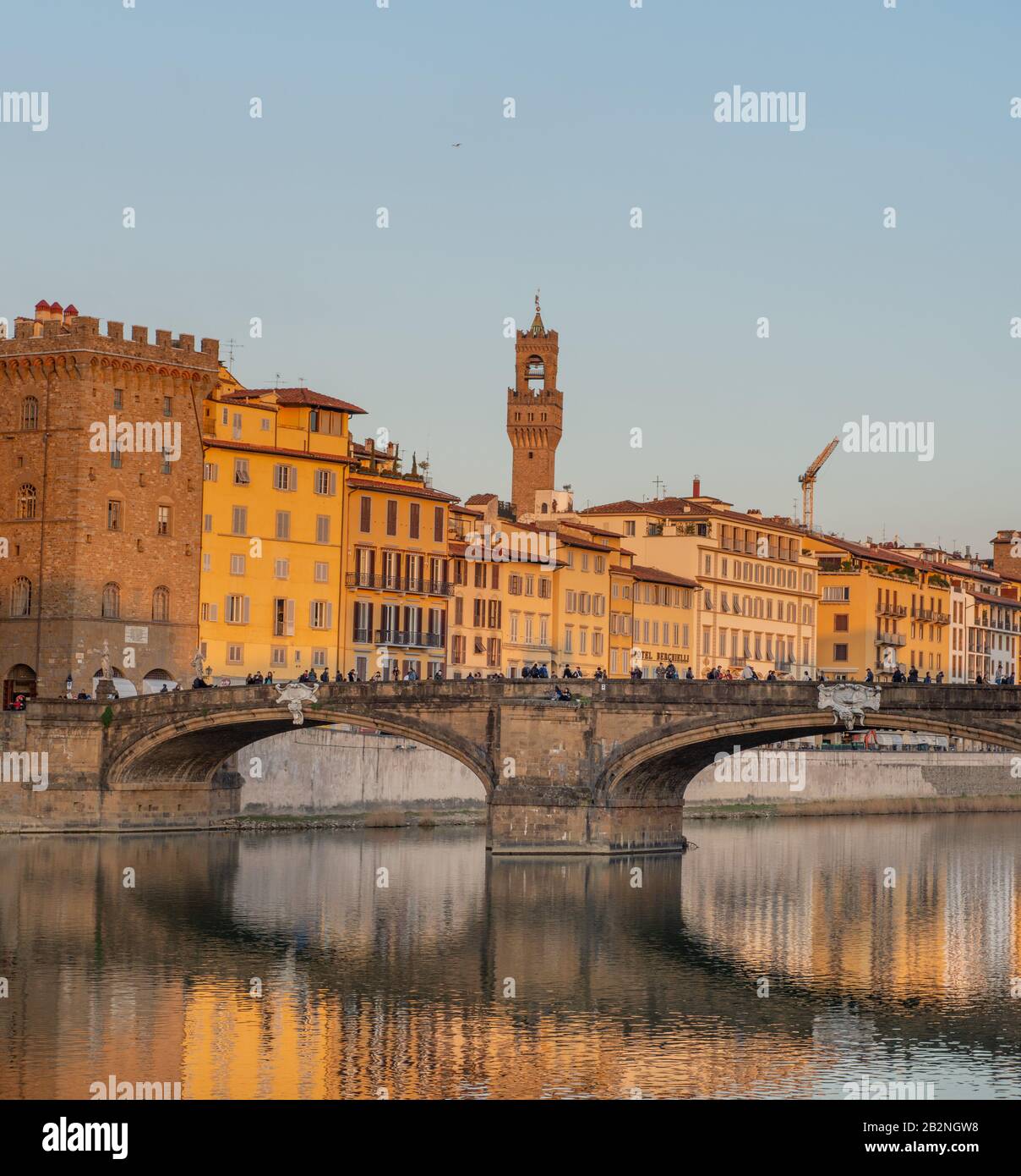 Città di Firenze, ospita molti capolavori dell'arte e dell'architettura rinascimentale Foto Stock