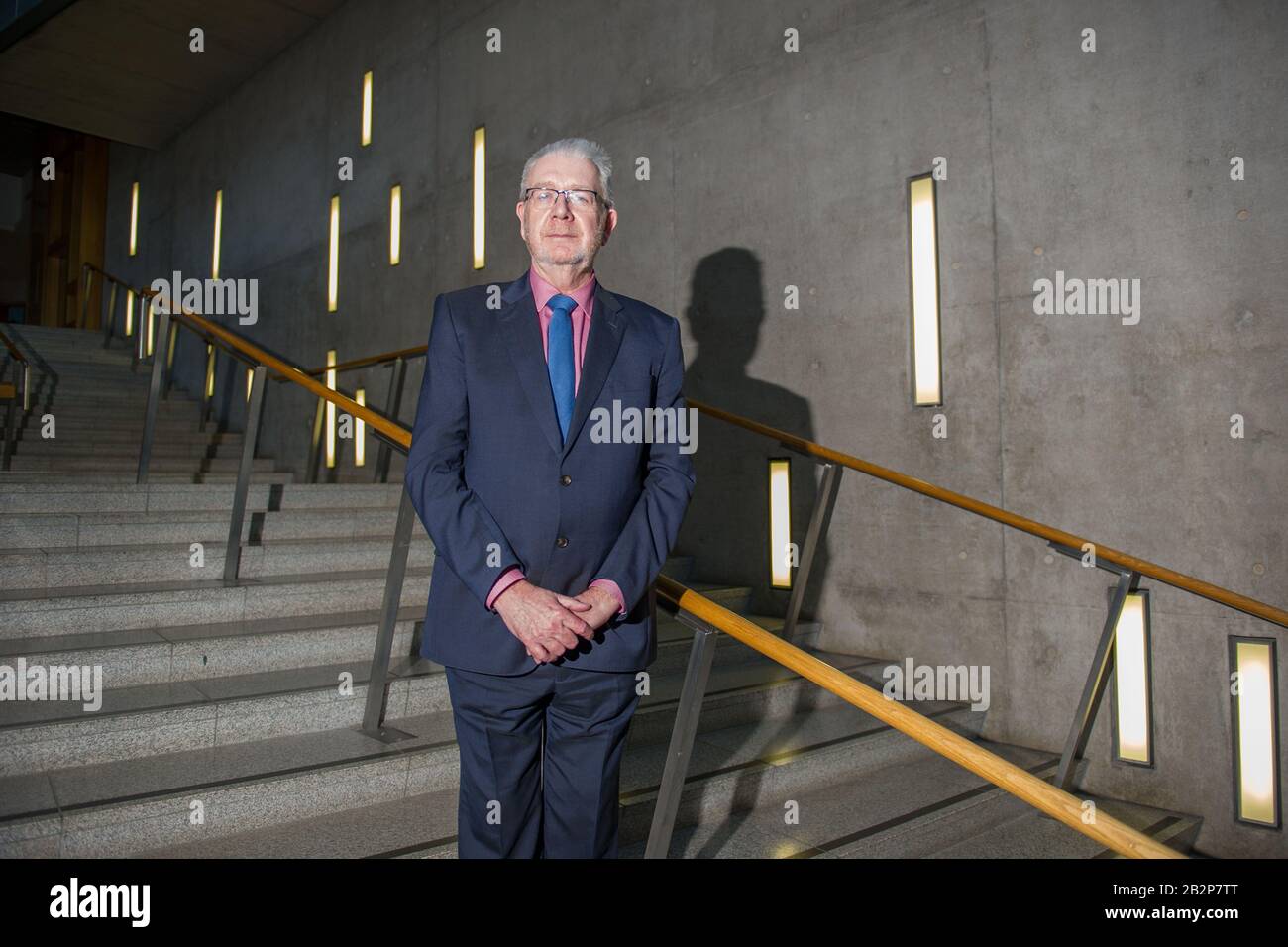 Edimburgo, Regno Unito. 3rd Mar, 2020. Nella foto: Michael Russell MSP - Segretario del Gabinetto per le relazioni economiche e costituzionali del governo dal 26 giugno 2018 e membro del Parlamento scozzese per Argyll e Bute. Ha annunciato questa settimana che si dimetterà nelle prossime elezioni di Holyrood 2021. Credito: Colin Fisher/Alamy Live News Foto Stock