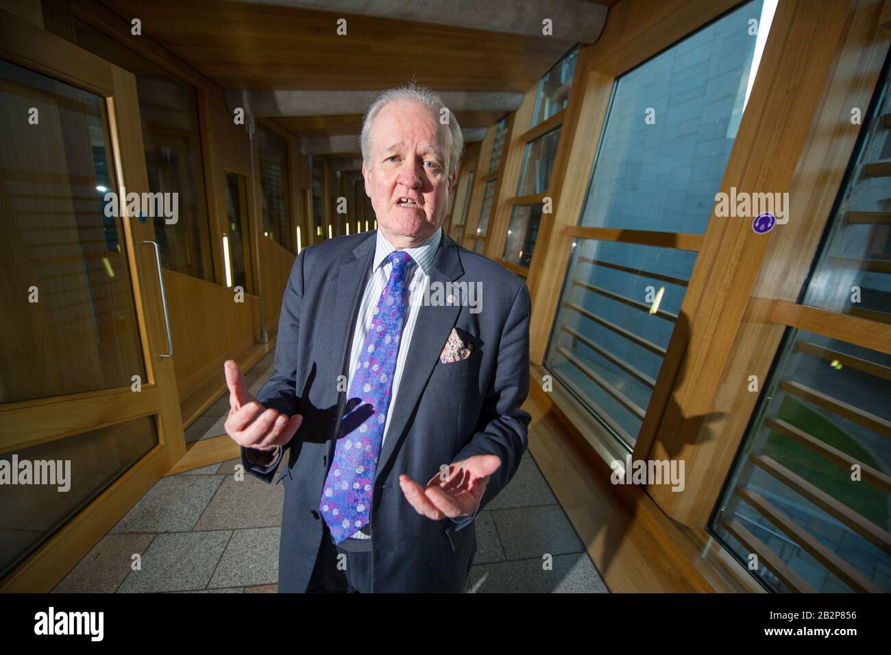 Edimburgo, Regno Unito. 3rd Mar, 2020. Nella Foto: Stewart Stevenson Msp - Scottish National. Partito MSP per Banff e Buchan dal 2001 al 2011, e dopo i cambiamenti di confine è stato il MSP per Banffshire & Costa Buchan dal 2011. Ha annunciato questa settimana che si dimetterà nelle prossime elezioni di Holyrood 2021. Credito: Colin Fisher/Alamy Live News Foto Stock Edimburgo, Regno Unito. 3rd Mar, 2020. Nella Foto: Stewart Stevenson Msp - Scottish National. Partito MSP per Banff e Buchan dal 2001 al 2011, e dopo i cambiamenti di confine è stato il MSP per Banffshire & Costa Buchan dal 2011. Ha annunciato questa settimana che si dimetterà nelle prossime elezioni di Holyrood 2021. Credito: Colin Fisher/Alamy Live News Foto Stock