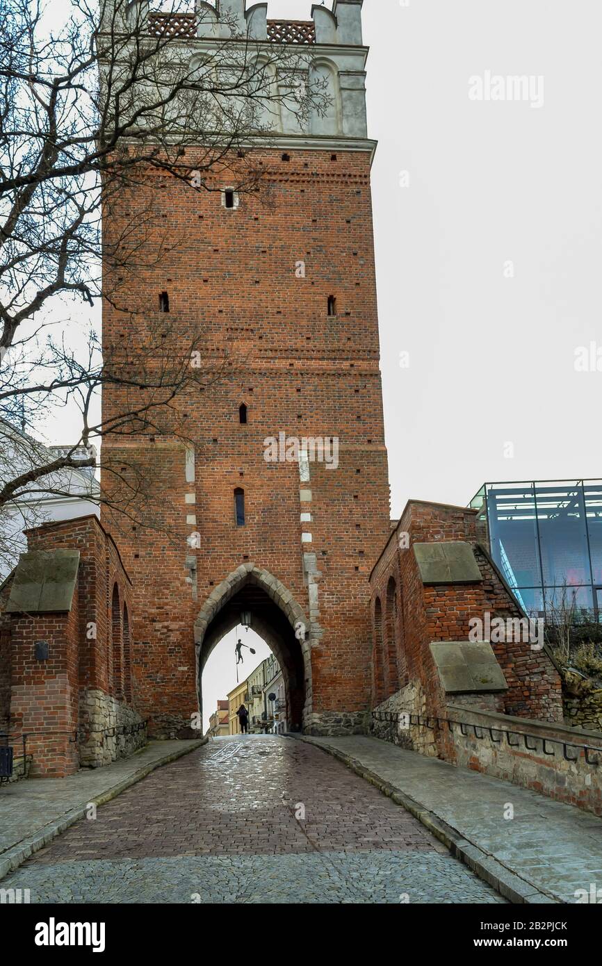 La città vecchia di Sandomierz, Polonia 2020. Foto Stock