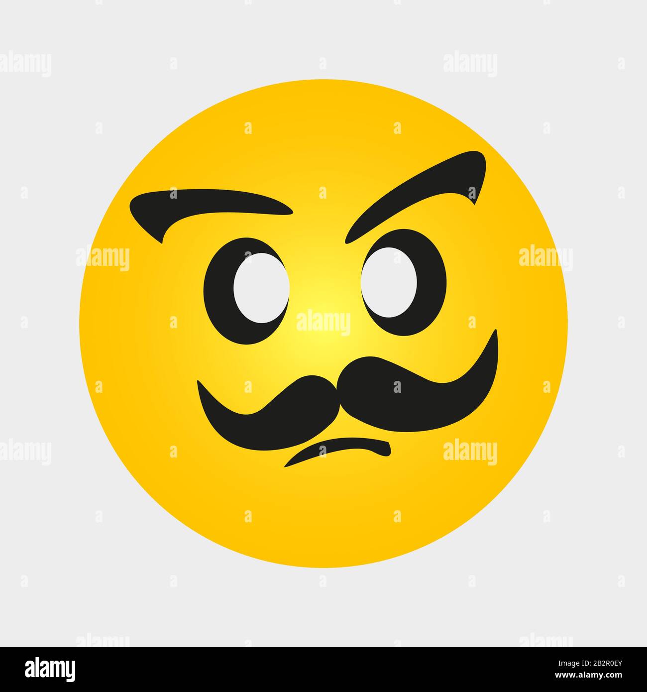 Icona Mood Flat Isolata. L'Elemento Vector Visualizzato Può Essere Utilizzato Per Visualizzare, Affrontare, Creare Un Concetto Di Mood Design. Illustrazione Vettoriale