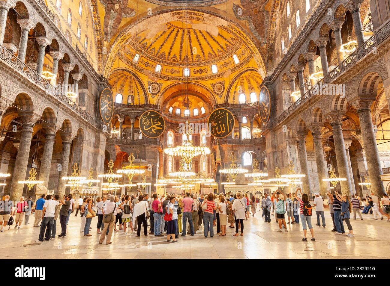 Museo Hagia Sophia, Istanbul, Turchia Foto Stock
