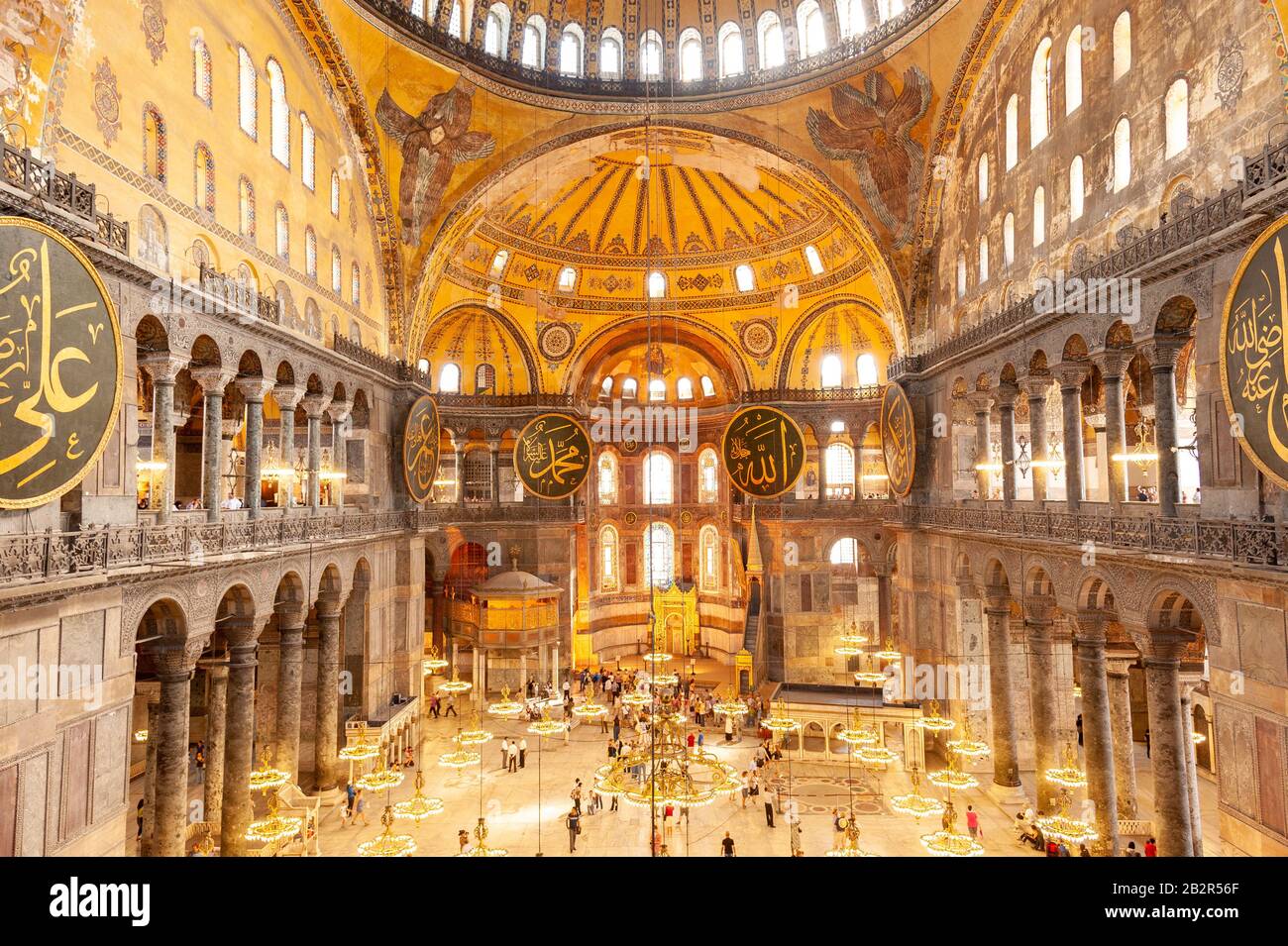 Museo Hagia Sophia, Istanbul, Turchia Foto Stock