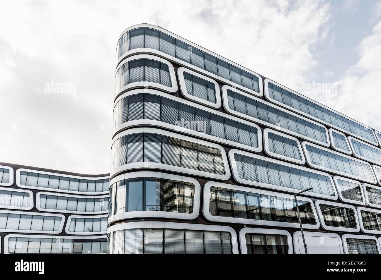 Edificio Moderno, Lettori Digest Germania, Stoccarda, Baden-Wuerttemberg, Germania Foto Stock
