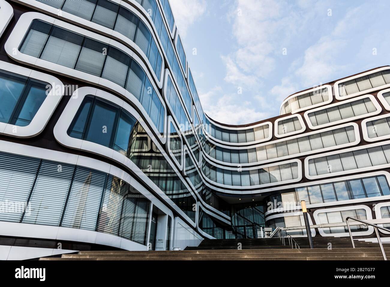 Edificio Moderno, Lettori Digest Germania, Stoccarda, Baden-Wuerttemberg, Germania Foto Stock