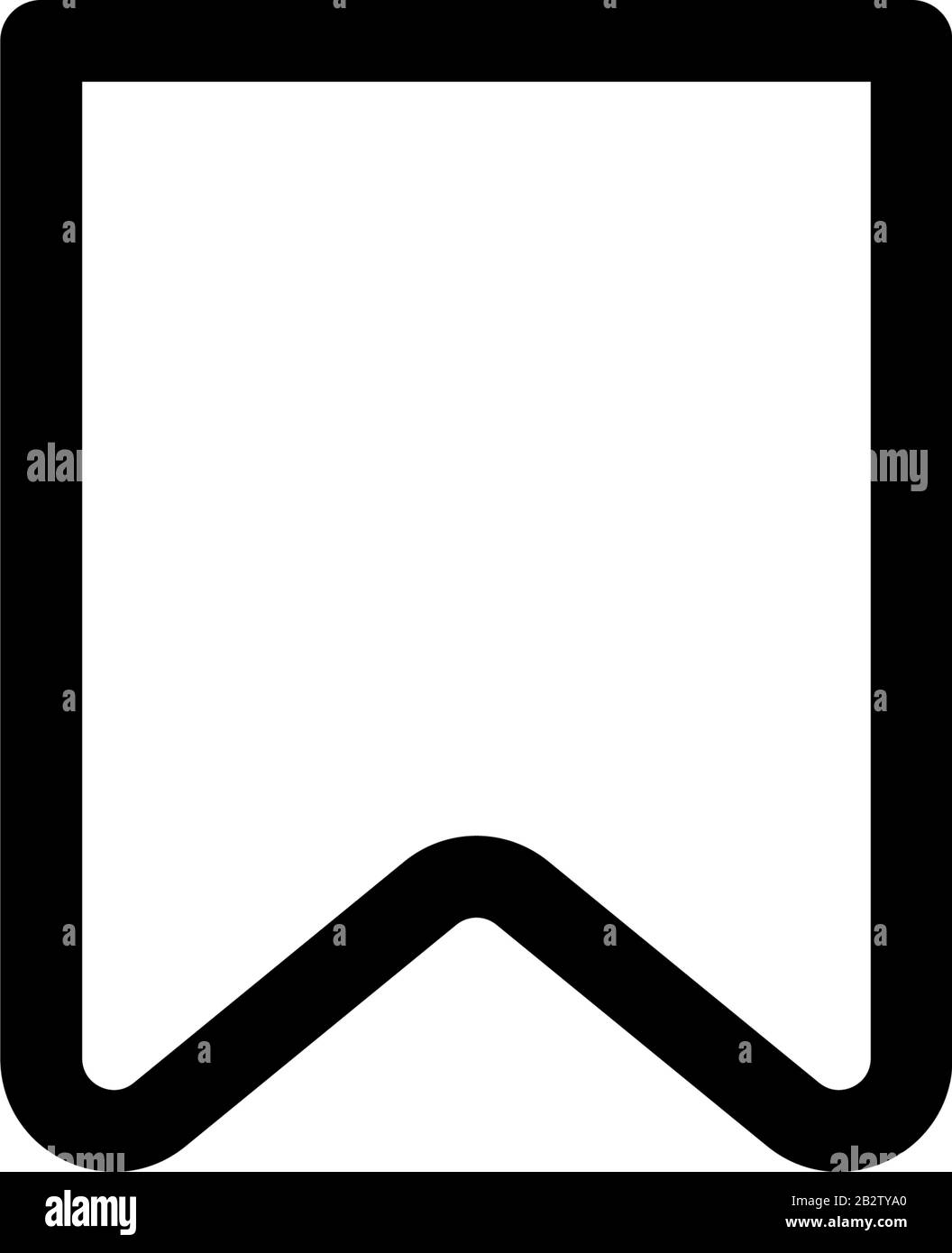 Modello vettore disegno icona segnalibro Illustrazione Vettoriale