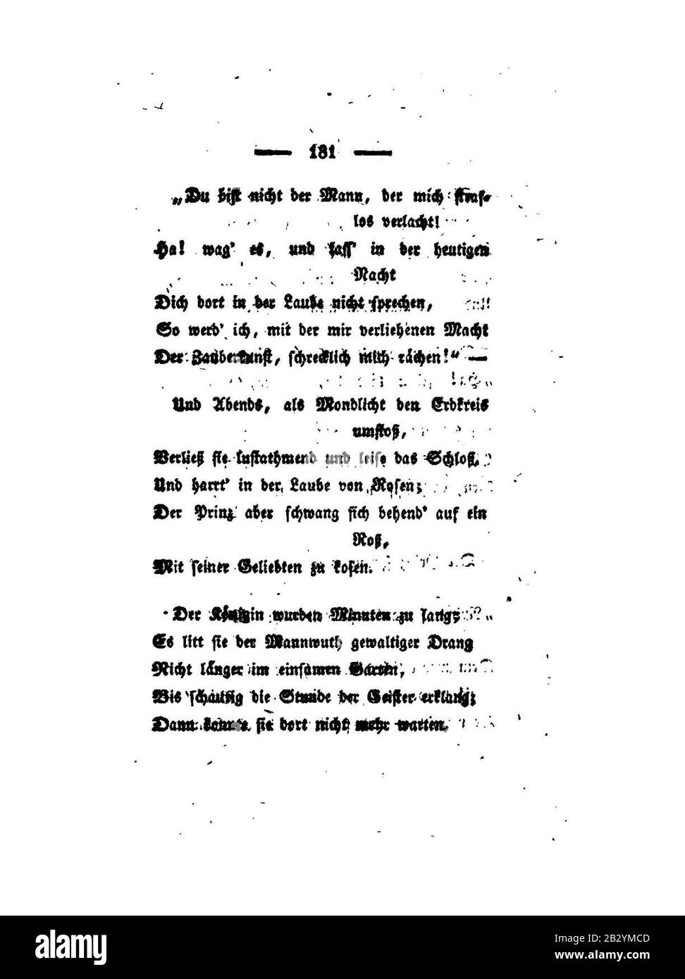 Gedichte Langbein 1820 (Theil 1) 181. Foto Stock